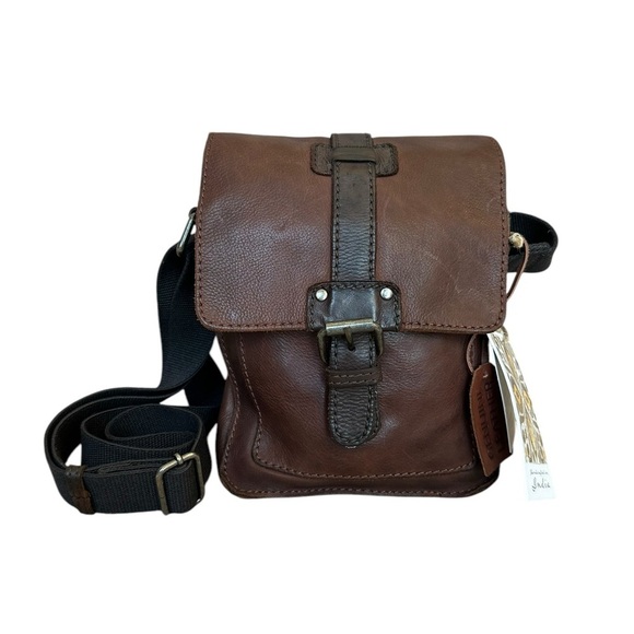 India Brown Leather Crossbody Bag - Picture 2 of 15